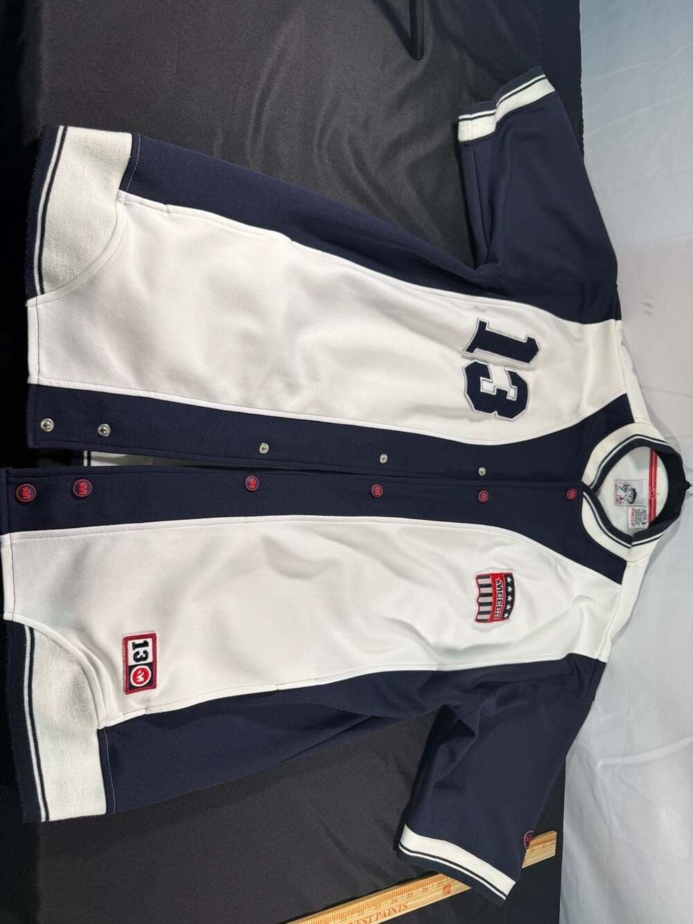 Mecca USA  jersey  with Number 13 and Crest Embroidery